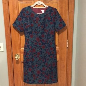 Blue and burgundy Dress